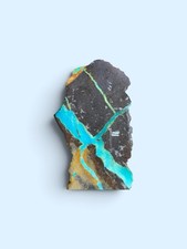 Super Rare Hubei Turquoise Ribbon Rough 3 Pound picture