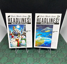 Topps 2026 Mars Attacks Xmas Headlines FULL SET #1-10 Ten Cards picture