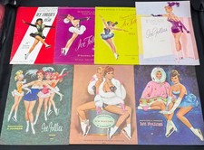 7 Vintage Ice Follies Programs 1950-1964 Shipstads Johnson Figure Skating Lot picture