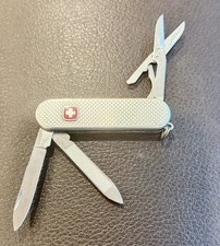 Rare Wenger Sterling 925 Silver Esquire Swiss Army Knife 2.5” Engraved retired picture