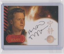 ERROR 2005 Inkworks Serenity #A4 ALAN TUDYK as Wash Autograph Auto picture