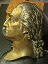 Late 1800’s Early 1900’s Bronze Bust George Washington  picture