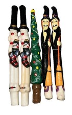 Vtg Holiday Taper Candles Lot 5 Halloween & Christmas Decor picture