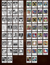 Yu-Gi-Oh ORIGINAL ARTWORK COLLECTION Manga Style Color & B/W 60 Complete Set JP picture
