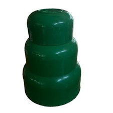 Vtg POSTMODERN ANNA CASTELLI Kartell FERRIERI Green Pop Art Nesting Bowl Set 3 picture