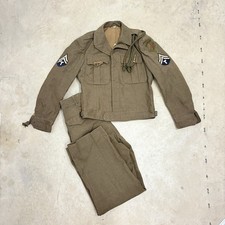 WW2 Ike Jacket US Army 1st Infantry Division Pants Named 1st ID Big Red One 36R picture
