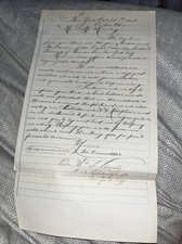 Antique Manhattan 8th Assembly Dist NY Letter o President McKinley Assassination picture