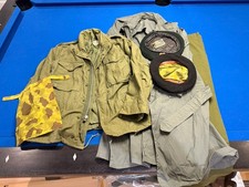 Identified Vietnam 5th Special Forces Berets, Jacket And Raincoat picture