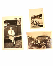 Lot 3 Vintage 1929 Newburyport Auto Bus Photos Antique Cars Automobilia picture