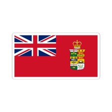 Canadian Red Ensign Crown 1871 (Canada) STICKER Vinyl Kiss-Cut Decal picture