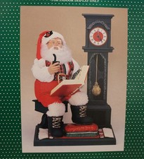 NOS Vintage 1993 Holiday Creations Animated Storytelling Santa Claus Grandfather picture