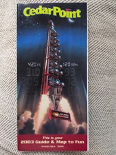 2003 Cedar Point Amusement Theme Park Map Brochure Guide Top Thrill Dragster picture