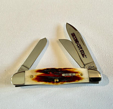 Case XX 2010 Second Cut Red Stag Humpback Stockman Knife R53046 picture