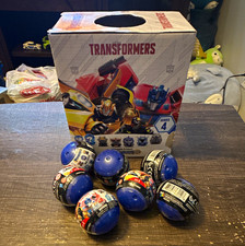Lot of 7 Transformers Series 4 Blind Pack Capsule Collectible Figures picture