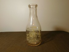 VINTAGE 1948 RUTLAND HILLS CO-OP WATERTOWN NY   1 QUART MILK  BOTTLE picture