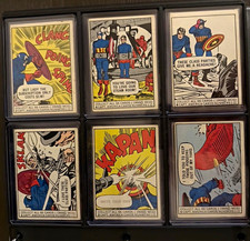 1966 Donruss Marvel Super Heroes Near Complete 65/66 Card Set (-Spider-Man #34) picture