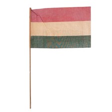 Antique Early 1900s Flag of Hungary Cotton Muslin picture