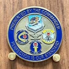 89th Operations Group Commander Challenge Coin  W#7 picture