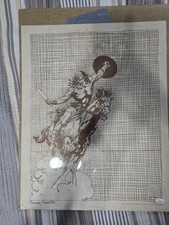 1974 Gorblimey Press Conan The Barbarian Rare Print Signed By Barry Smith Jsa picture