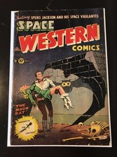 Space Western #45. GDVG 3.0. Spurs Jackson & his Space Vigilantes. Skull C. 1953 picture