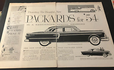 1954 Packard Patrician Sedan - Vintage Original Illustrated Print Ad / Wall Art picture