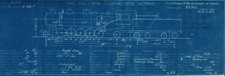 1916 CStPM&O Blueprint Drawing Baldwin 2-10-2 Chicago St. Paul Minneapolis Omaha picture