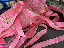 VTG BLOOMINGDALE’s STORE ADVERTISING RIBBON 7/8” W, BY THE YARD picture
