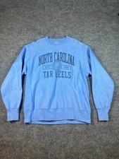 Vintage Champion North Carolina Tar Heels 1789 Sweatshirt Blue - Sz L picture