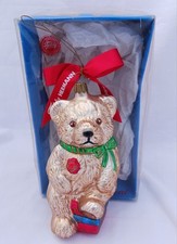 Vtg Teddy Hermann Blown Glass Ornament Germany Oberfriinkische Box #265/2000 picture