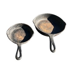 Frying Pans (2) Vintage Different Sizes picture