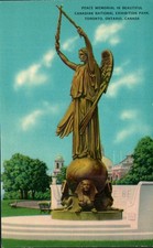 Toronto Ontario - Peace Memorial CNE Exhibition Park - Postcard - circa 1950 picture