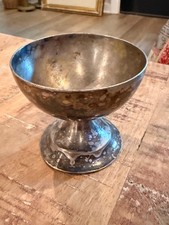 Vintage Silver Tone Pedestal Bowl by Reed & Barton with “The Rice” stamp picture