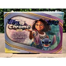 2025 Topps Chrome Disney Value Blaster Box Factory Sealed 28 Cards picture