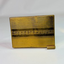 Vintage 1950s Volupte Lip Lock Lipstick Musical Powder Make Up Compact picture