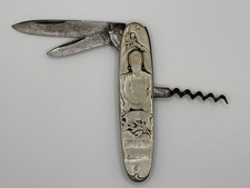 Antique P. Hendrichs Silver German Multi Tool Pocket Knife “Brödrafolkens väl” picture