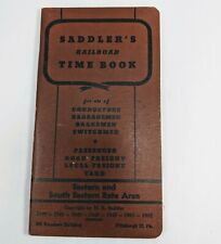 Saddlers Railroad Time Book 1952 1953 Eastern and South Eastern Rate Area picture