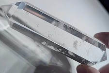 Huge Natural Vogel Cut Quartz Crystal Specimen Double Point Generator Madagascar picture