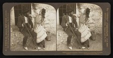 Photo:Granada Spain 1908 Gypsy Coquette Cave Dwelling Stereograph picture