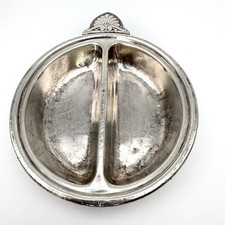 Vintage Reed & Barton Grace Line Divided Serving Dish Silver Soldered NS7066 picture