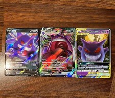 Pokémon TCG Chinese 3Pcs Gengar Series Card Full Art Set NM CSM2bC-033 IN STOCK picture