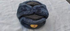 Vintage Soviet Army Ushanka Hat USSR Military Winter Fur Cap Cockade 1987 Sz 58 picture