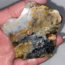 Unique Unknown Agate Jasper Rough Thick Slab 2.72 Oz picture