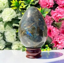 Huge 150mm Labradorite Crystal Egg 6