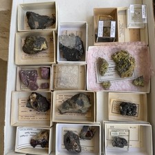 Lot of 14+ Spain & Portugal Minerals, Pyromorphite, Azurite, Lithiophilite+ picture