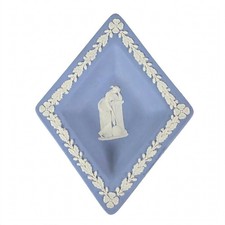 Wedgwood Blue Jasperware Diamond Dish 3.5