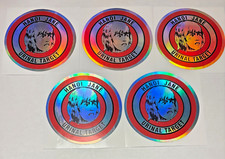 HANOI JANE FONDA URINAL TARGET HOLOGRAPHIC STICKERS/DECALS…PACK OF 5 picture