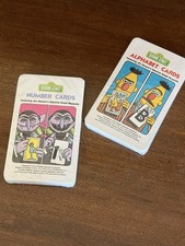 Vintage 1978 Sesame Street Alphabet & Number Cards Set FACTORY SEALED Deadstock picture