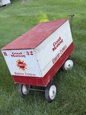 Vintage Buffalo New York Newspaper Advertising Courier Express Delivery Cart picture
