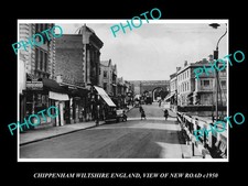 Chippenham Wiltshire England View Of New Road c1950 Old Large Historic Photo picture