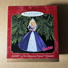 Hallmark 1999 Barbie As The Millennium Princess Keepsake  Ornament NEW-824-370 picture